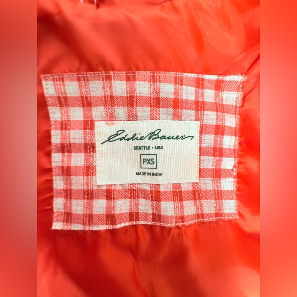 Women's Red Button-Up Coat‎ - Picture 8 of 9